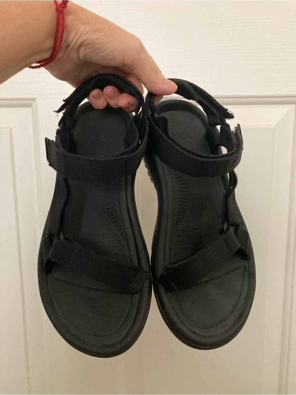 Teva Hurricane XLT Black Strappy Sandals SN#101923